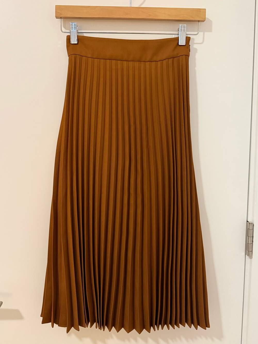Sezane Jupe Dino Noisette Size 34 - Picture 7 of 8